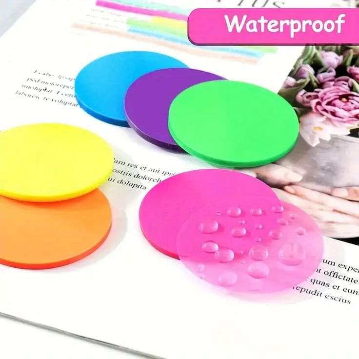 Round Transparent Sticky Notes