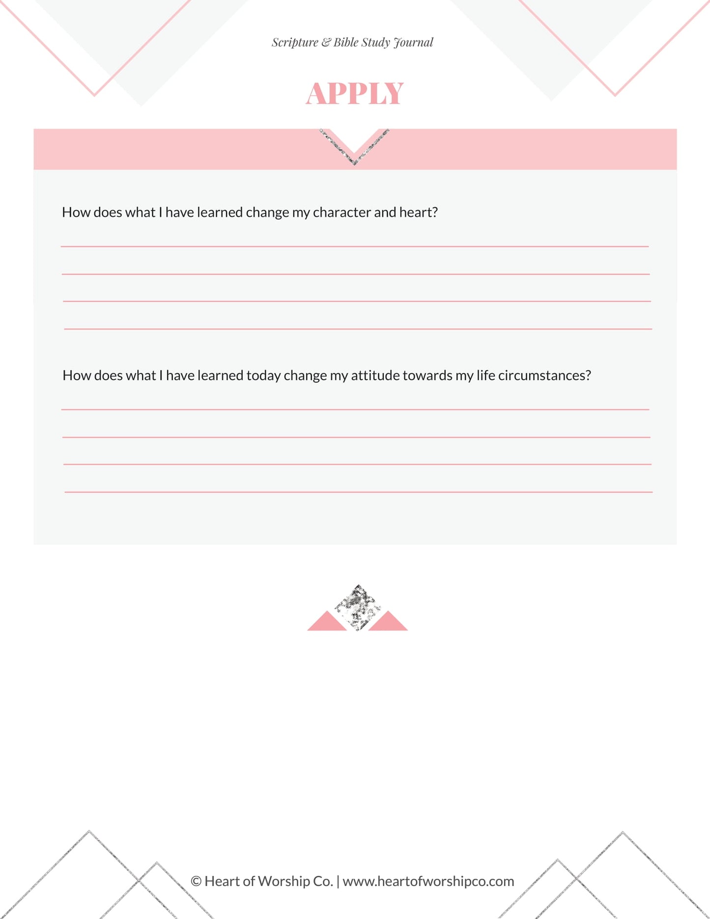 Scripture & Bible Study Journal Printable