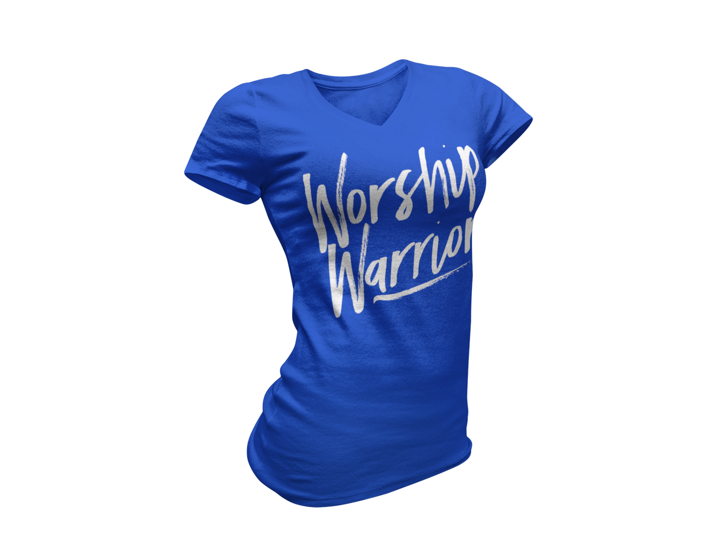 Worship Warrior Women's V-Neck T-Shirt