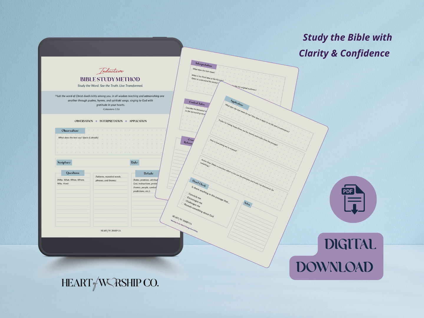 Inductive Bible Study Method Workbook