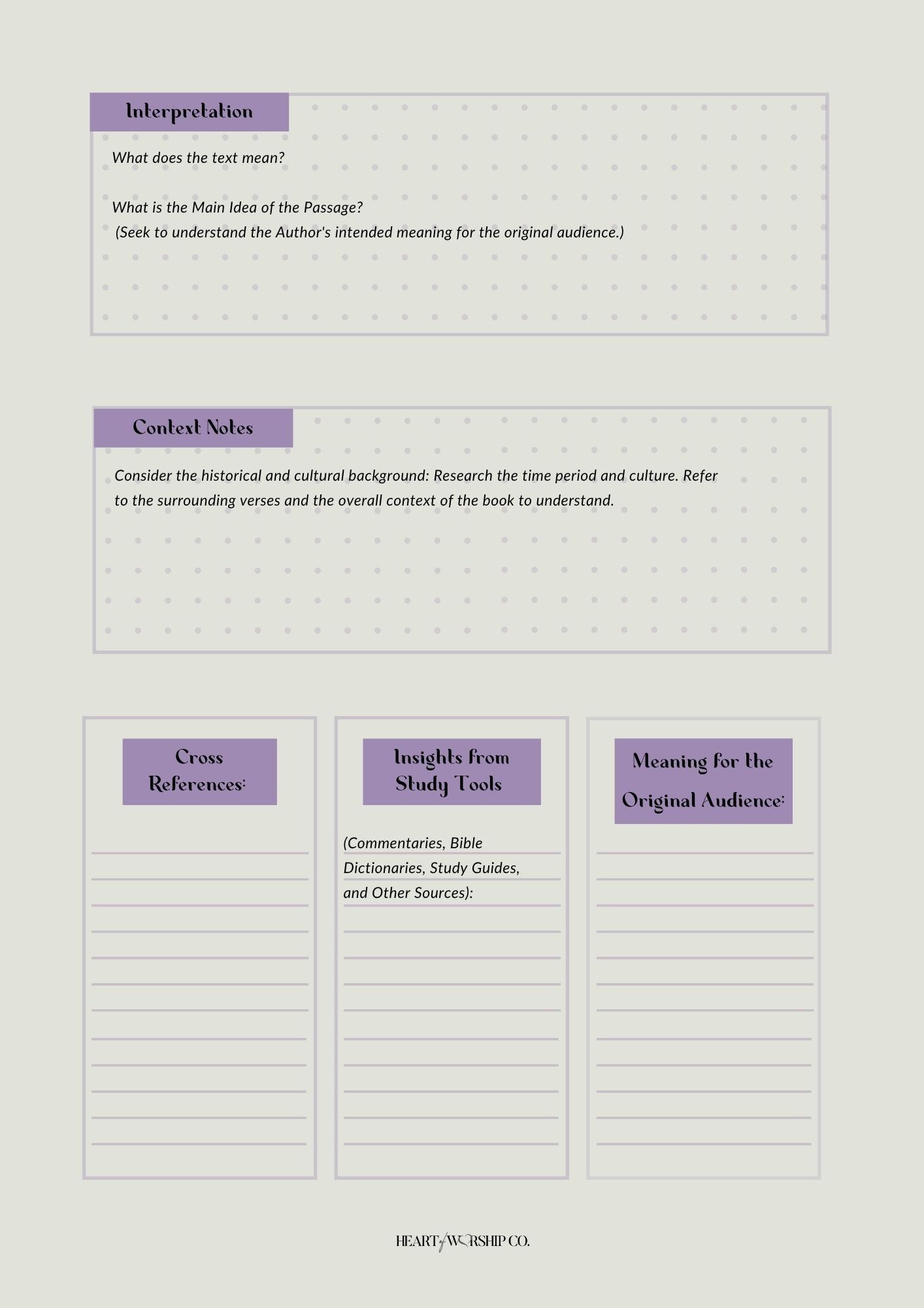 Inductive Bible Study Method Workbook