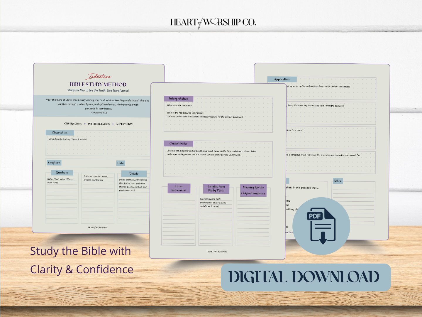 Inductive Bible Study Method Workbook