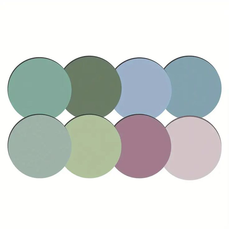 Round Muted Transparent Sticky Notes