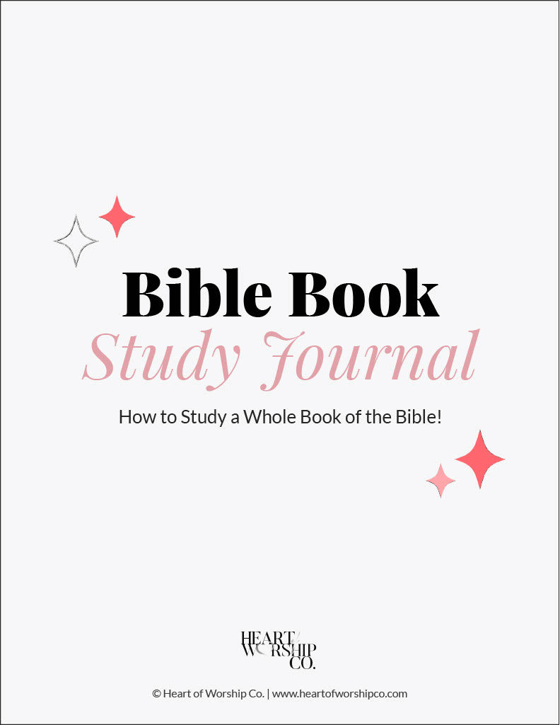 Book of the Bible Study Journal Printable