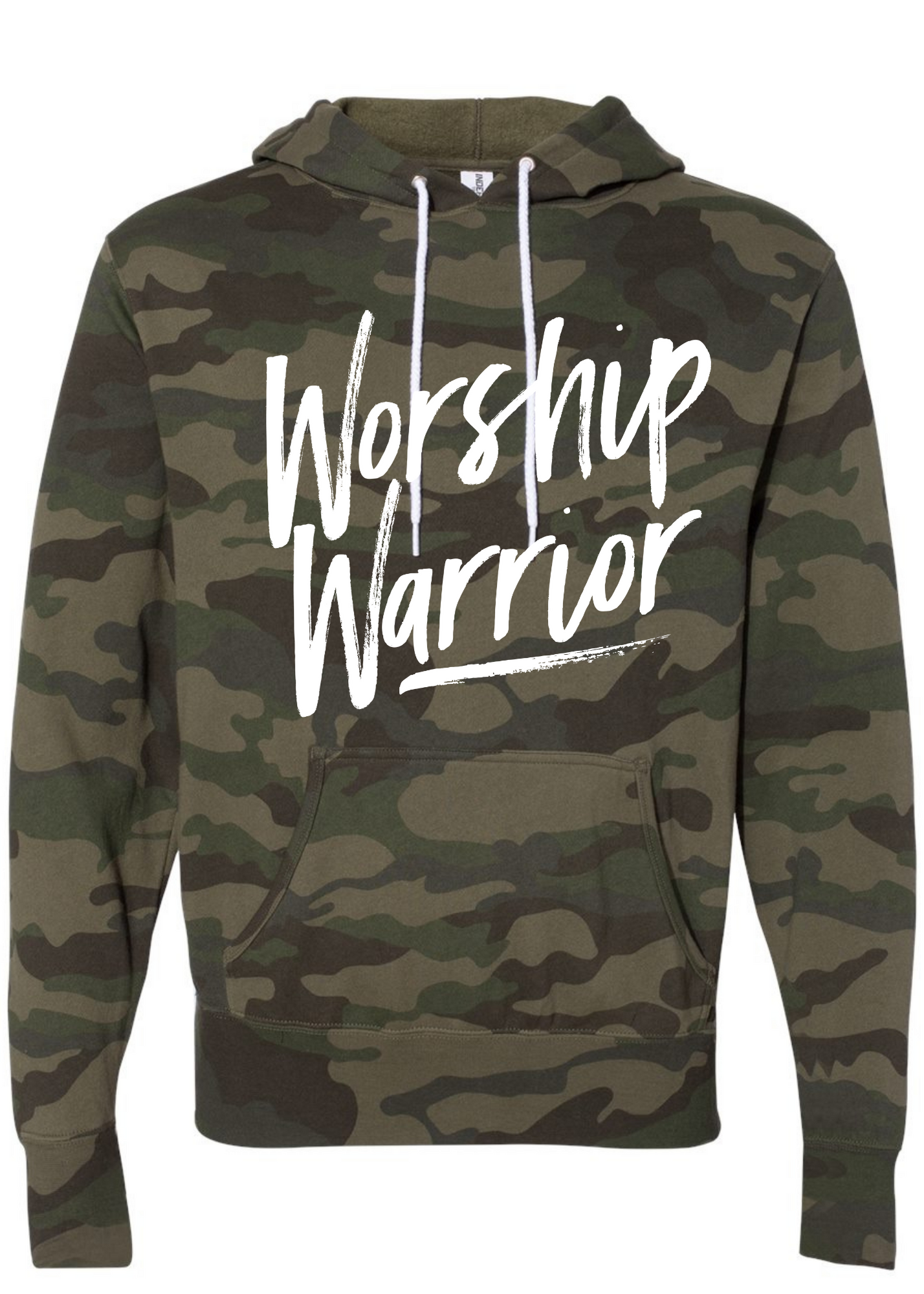 Worship Warrior Hoodie - Camouflage Unisex