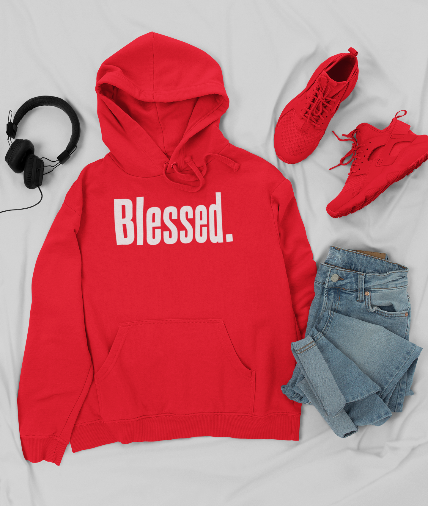 Blessed Hoodie (Orange, Black, Blue, Gold, Red)